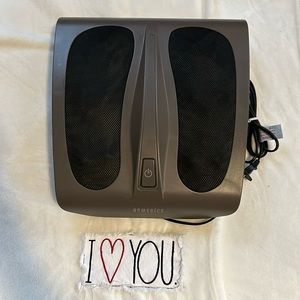 Homedics FMS-270H Deep Kneading Shiatsu Foot Massager Comfort Pain Relief 120V